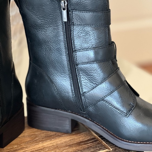 Lucky Brand Katriny Moto Booties in Black - Picture 4 of 11